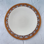 ROKA Rattan Charger Plates, Decorative Plate Set for Table Decor, Wedding Centerpieces and Decoration