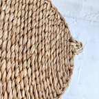 Mendong Leaf Style Placemat Set, Farmhouse Decor Ideas, Stylish Dining Table Decor, Natural Wall Basket & Hanging Wall Decor