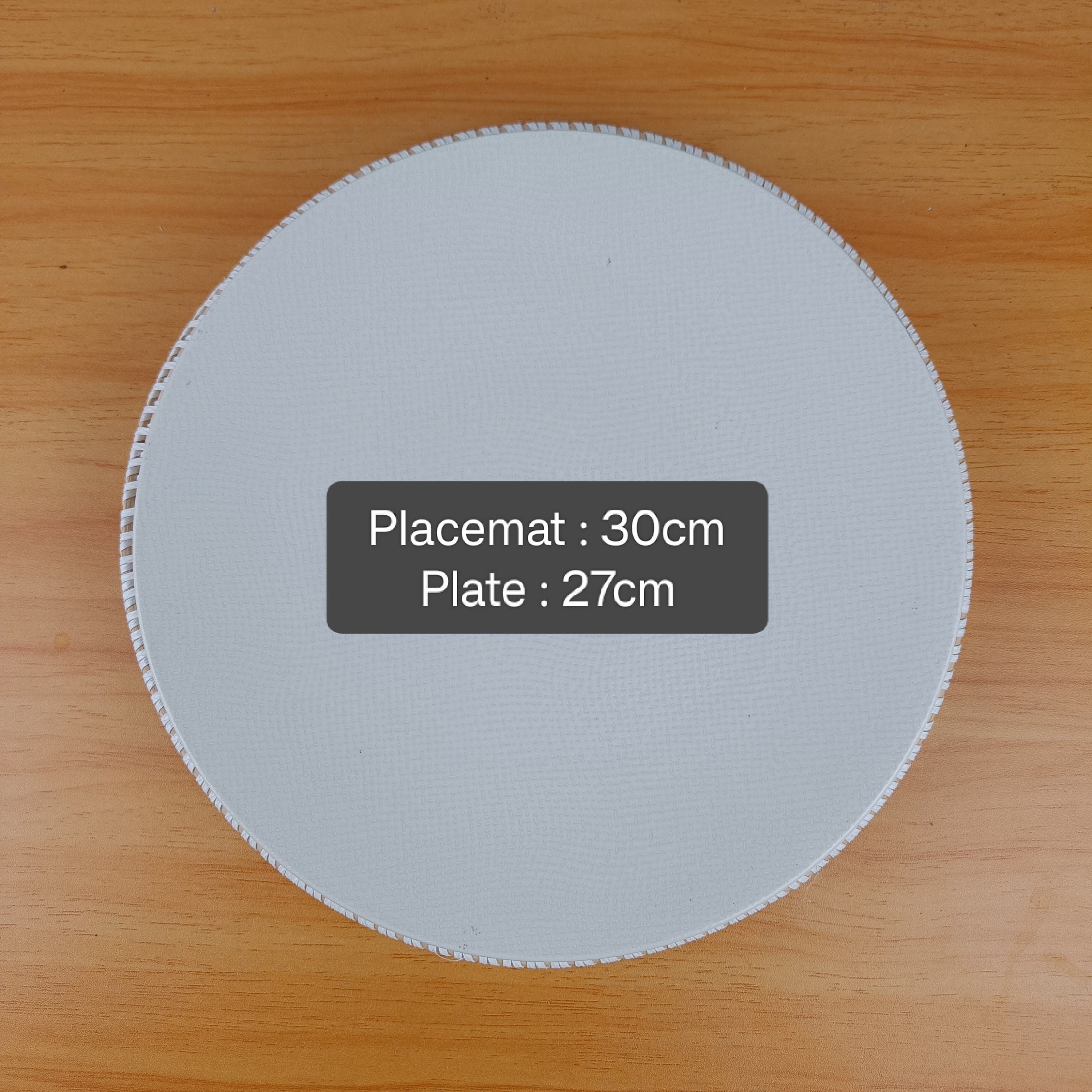 Handwoven Two Tone Round Rattan Placemats | Bohemian Table Setting | Farmhouse Style