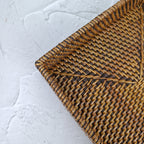 No Handle Rectangular Rattan Woven Tray With Natural Color, Bread Basket Storage, Fruit Basket Rectangular, Dry Fruit Platter Tray