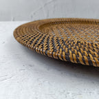 Set of 3 Rattan Charger Plates, Decorative Plate Set for Table Decor, Wedding Centerpieces and Decoration