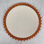Rattan Charger Plate With Unique Side Weave Pattern