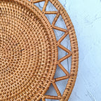 ROKA Rattan Charger Plates, Decorative Plate Set for Table Decor, Wedding Centerpieces and Decoration