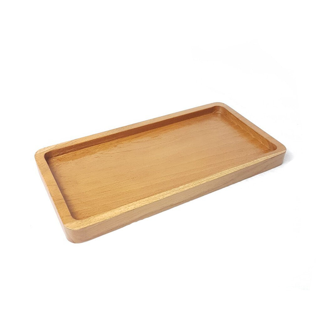 Mini Wooden Serving Tray and Platter, Rectangular Shape Teak Wood Trays for Crafts, Perfume Tray, Jewellery Tray