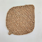 Mendong Leaf Style Placemat Set, Farmhouse Decor Ideas, Stylish Dining Table Decor, Natural Wall Basket & Hanging Wall Decor
